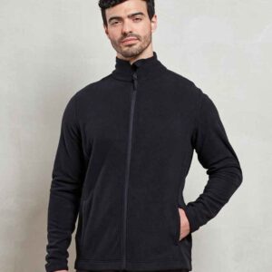 Premier Recyclight® Full Zip Micro Fleece Jacket | Black