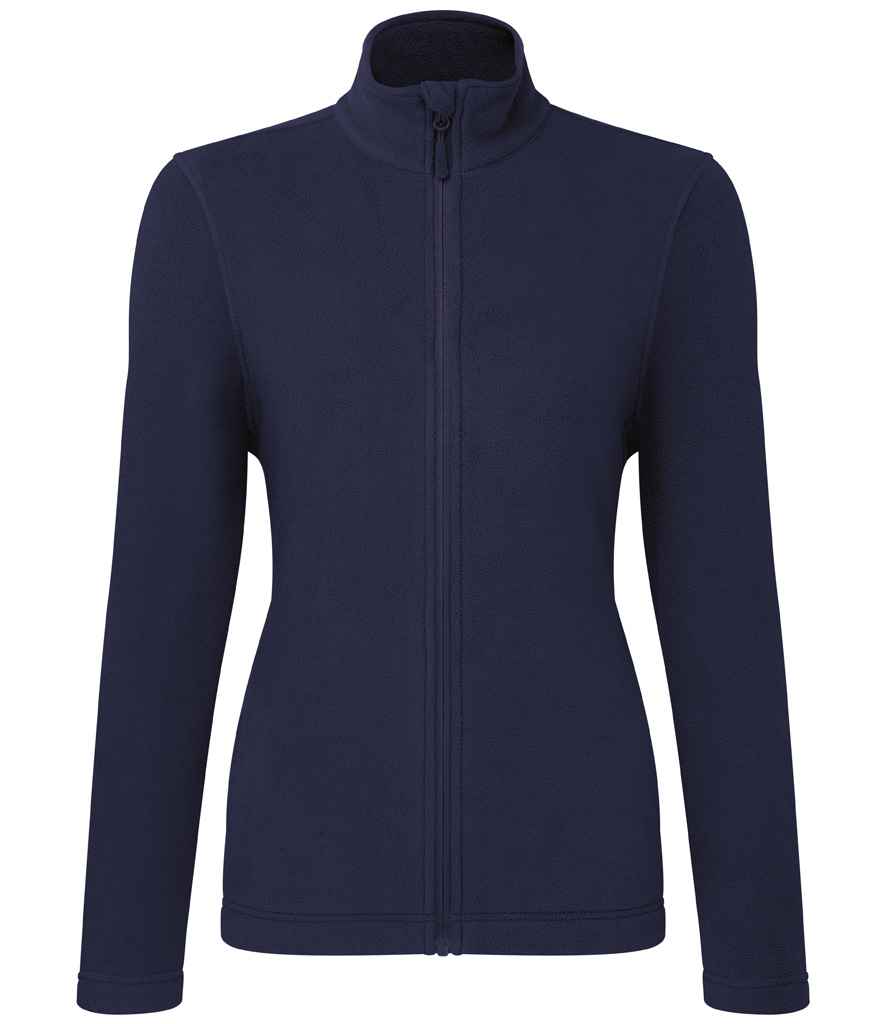 Premier Ladies Recyclight® Full Zip Micro Fleece Jacket | Navy - Image 3