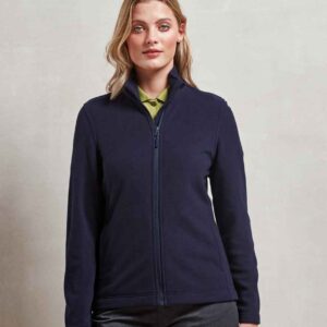 Premier Ladies Recyclight® Full Zip Micro Fleece Jacket | Navy