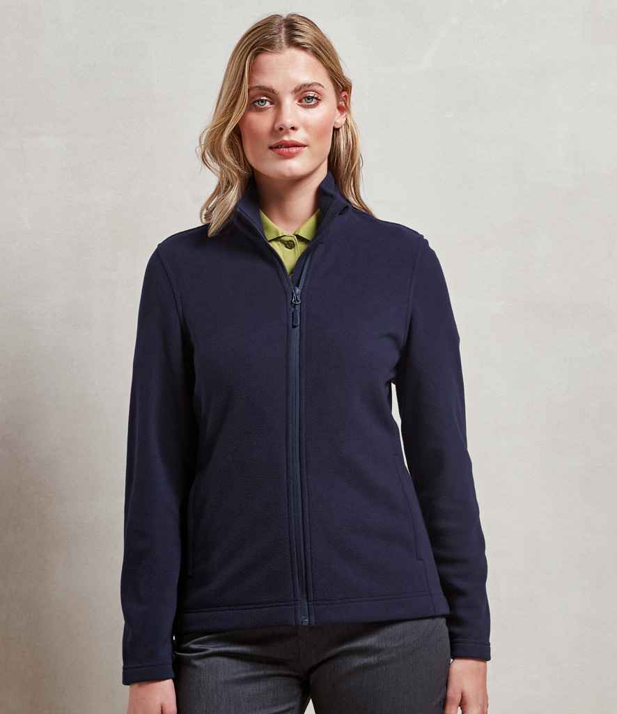 Premier Ladies Recyclight® Full Zip Micro Fleece Jacket | Navy