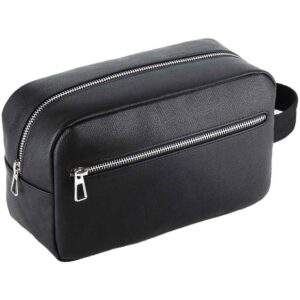 Quadra Tailored Luxe Wash Bag | Black