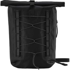 Quadra Waterproof Bike Roll-Top Backpack | Black