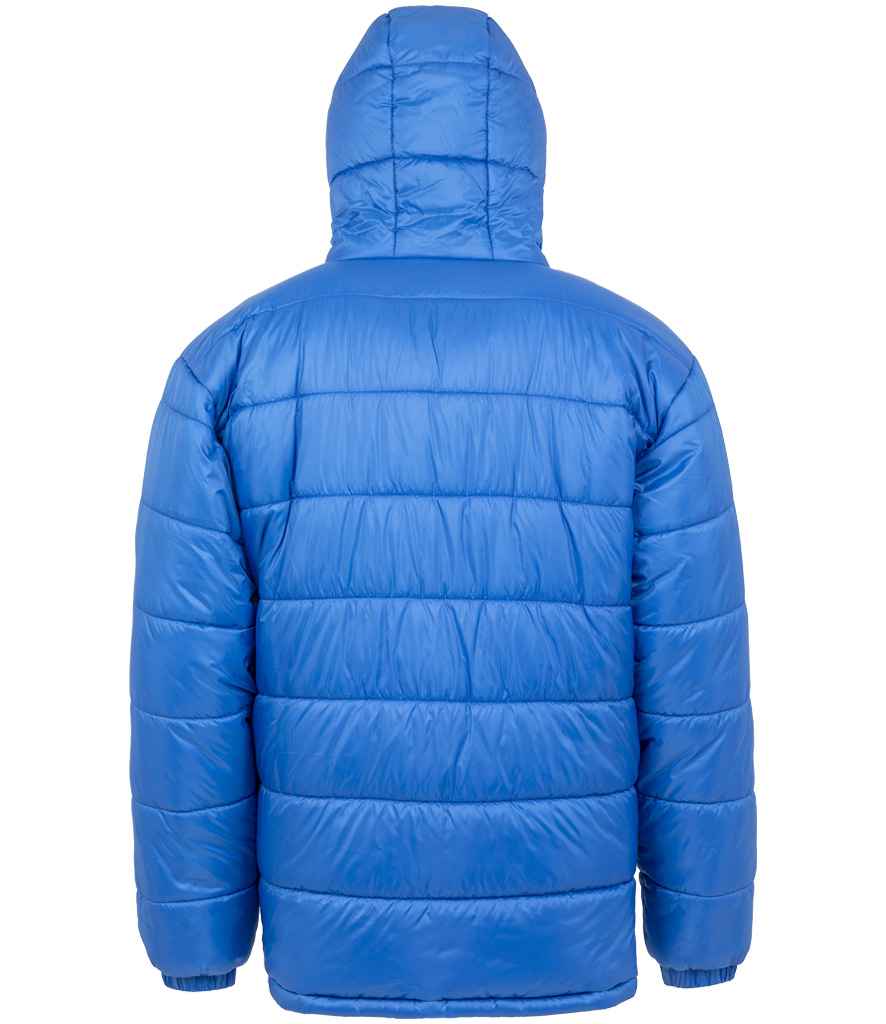Result Genuine Recycled Hooded Padded Parka Jacket | Royal Blue - Image 3