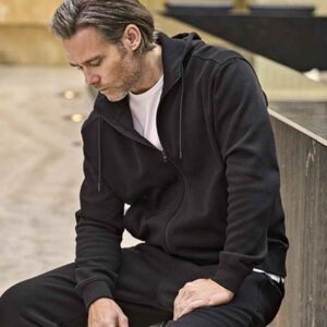 Interlock Ribbed Zip Hoodie
