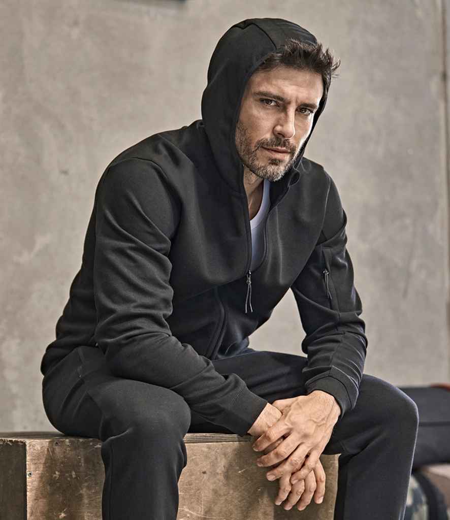 Brushed Fleece Hooded Full Zip