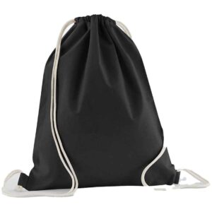 Westford Mill Organic Cotton In Conversion Gymsac | Black