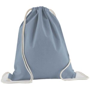 Westford Mill Organic Cotton In Conversion Gymsac | Dusty Blue
