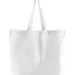 Westford Mill Organic Cotton In Conversion Maxi Bag for Life | White