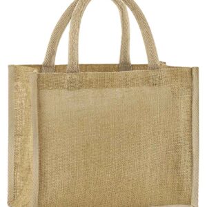 Westford Mill Natural Starched Jute Midi Tote Bag | Natural