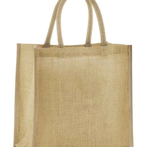 Westford Mill Natural Starched Jute Mini Gift Bag | Natural