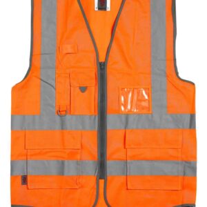 Warrior Hi-Vis Executive Waistcoat | Orange