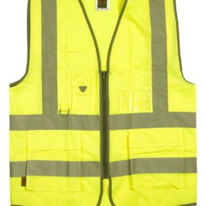 Warrior Hi-Vis Executive Waistcoat | Yellow