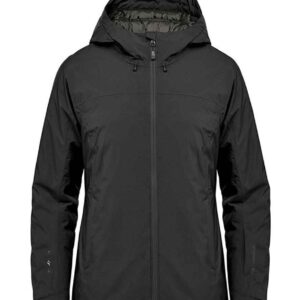 Stormtech Ladies Nostromo Thermal Shell Jacket | Black/Graphite Grey