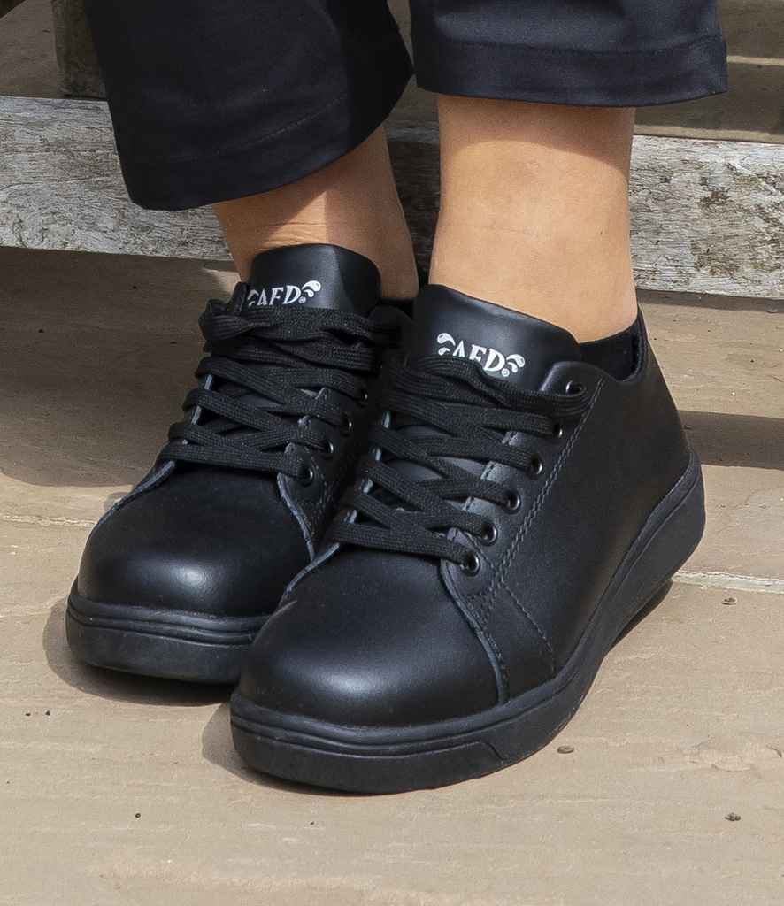 AFD Casual Retro Safety Trainers | Black