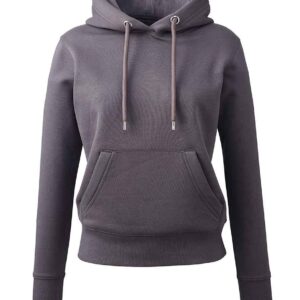 Anthem Ladies Organic Hoodie | Charcoal