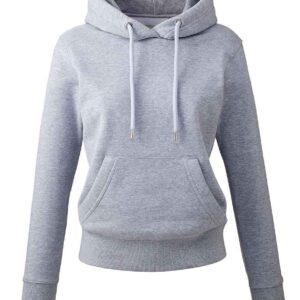 Anthem Ladies Organic Hoodie | Grey Marl