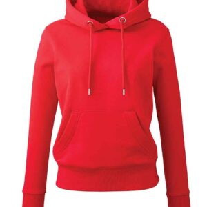 Anthem Ladies Organic Hoodie | Red
