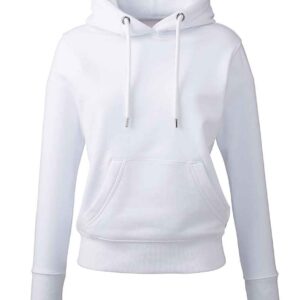 Anthem Ladies Organic Hoodie | White