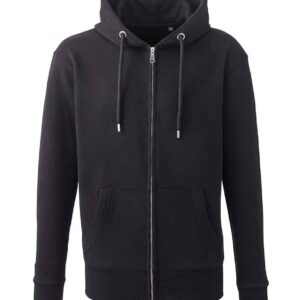 Anthem Organic Full Zip Hoodie | Black