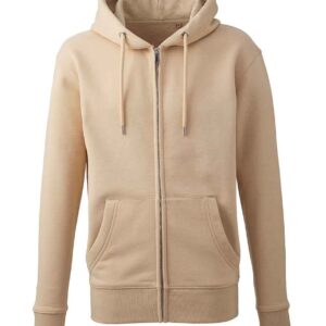 Anthem Organic Full Zip Hoodie | Desert Sand