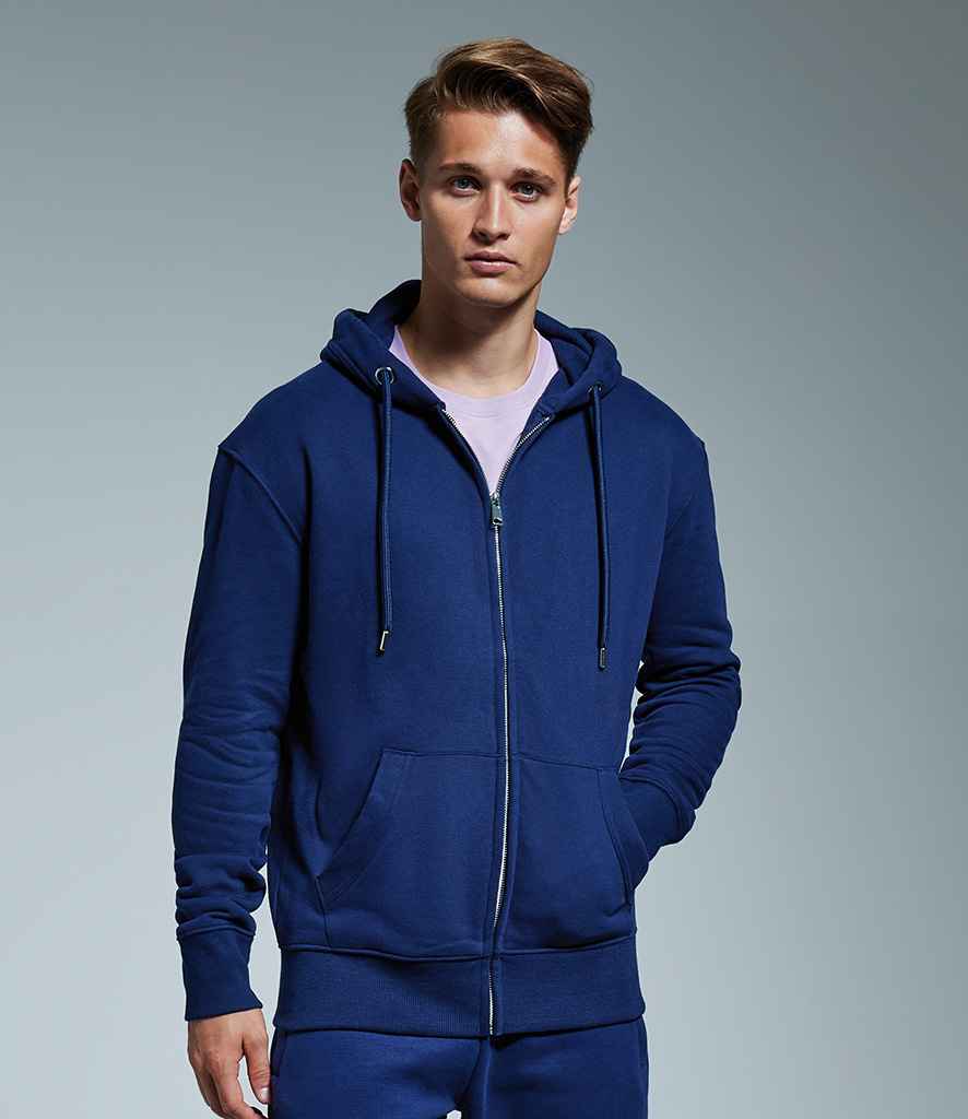 Anthem Organic Full Zip Hoodie | Navy - Image 2