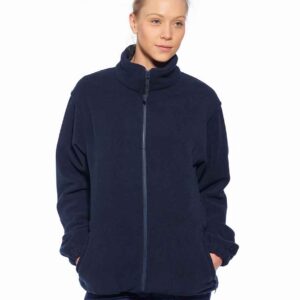 Argyll Heavy Fleece Jacket | Navy