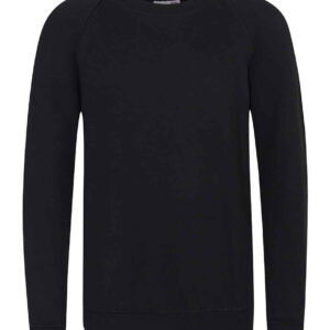 AWDis Academy Kids Raglan Sweatshirt | Black