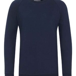 AWDis Academy Kids Raglan Sweatshirt | Navy