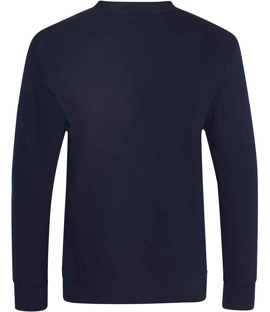 AWDis Academy Kids Sweat Cardigan | Navy - Image 2