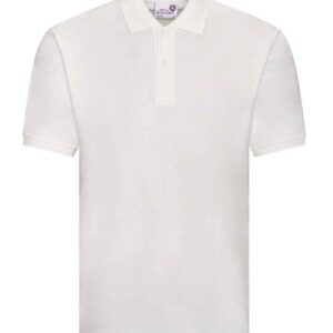 AWDis Academy Senior Piqué Polo Shirt | White