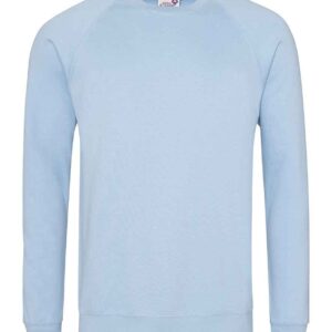 AWDis Academy Senior Raglan Sweatshirt | Sky Blue