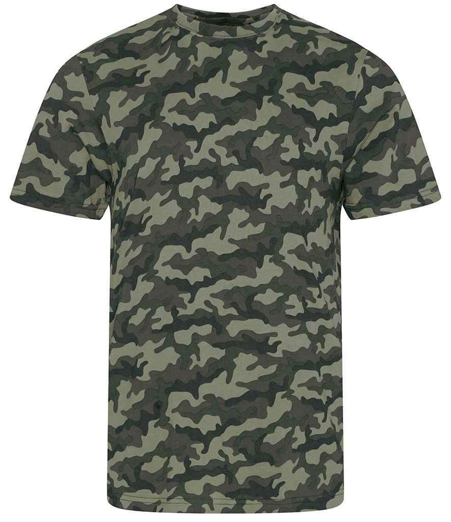 AWDis Camo T-Shirt | Green Camo - Image 3