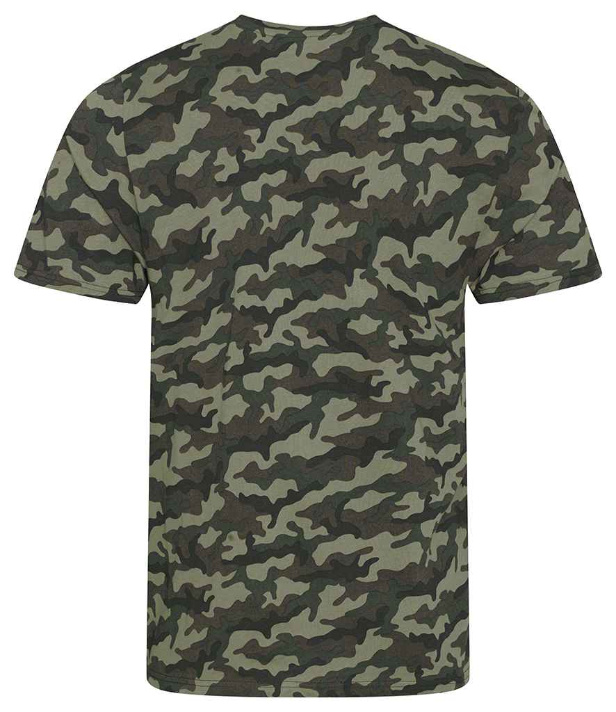 AWDis Camo T-Shirt | Green Camo - Image 4