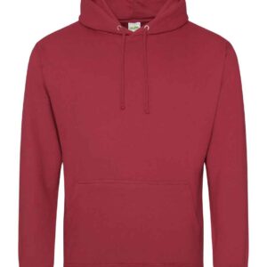 AWDis College Hoodie | Brick Red
