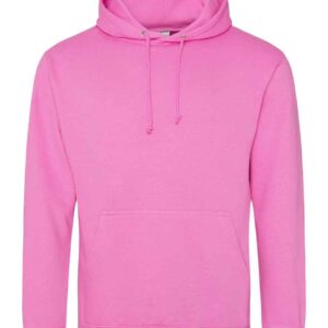 AWDis College Hoodie | Candyfloss Pink