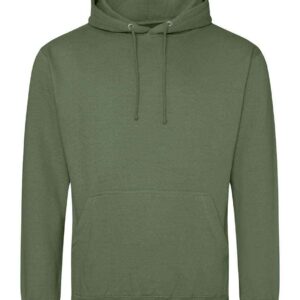 AWDis College Hoodie | Earthy Green
