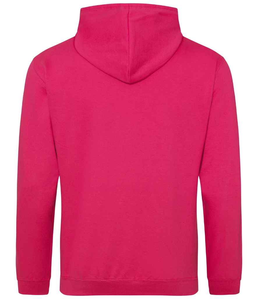 AWDis College Hoodie | Hot Pink - Image 2