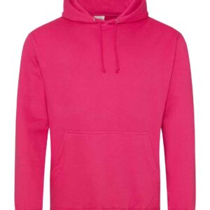 AWDis College Hoodie | Hot Pink