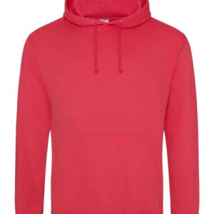 AWDis College Hoodie | Lipstick Pink