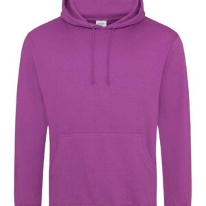 AWDis College Hoodie | Magenta Magic
