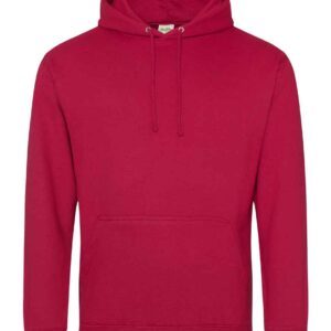 AWDis College Hoodie | Red Hot Chilli