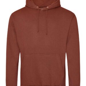 AWDis College Hoodie | Red Rust