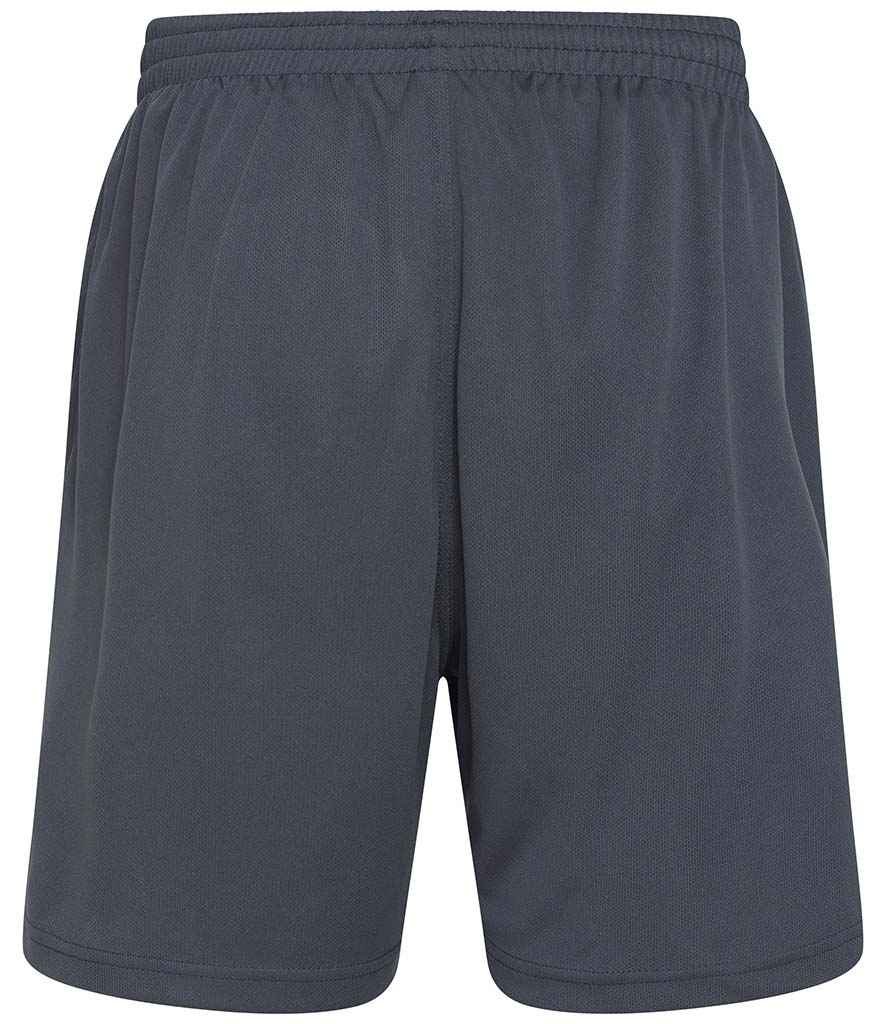 AWDis Cool Mesh Lined Shorts | Charcoal - Image 2