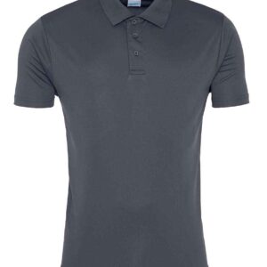 AWDis Cool Smooth Polo Shirt | Charcoal