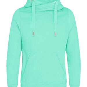 AWDis Cross Neck Hoodie | Peppermint