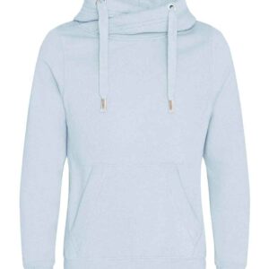 AWDis Cross Neck Hoodie | Sky Blue