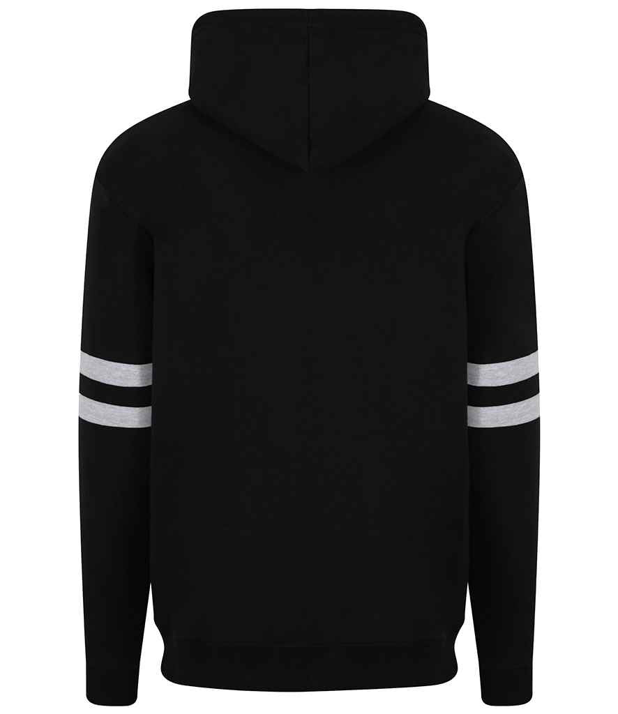 AWDis Game Day Hoodie | Deep Black/Heather Grey - Image 2