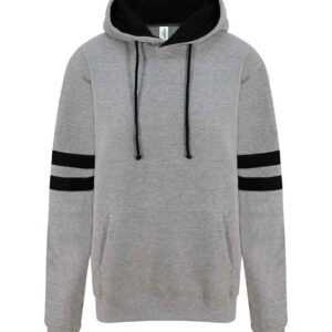 AWDis Game Day Hoodie | Heather Grey/Deep Black