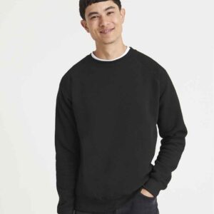 AWDis Graduate Heavyweight Sweatshirt | Jet Black