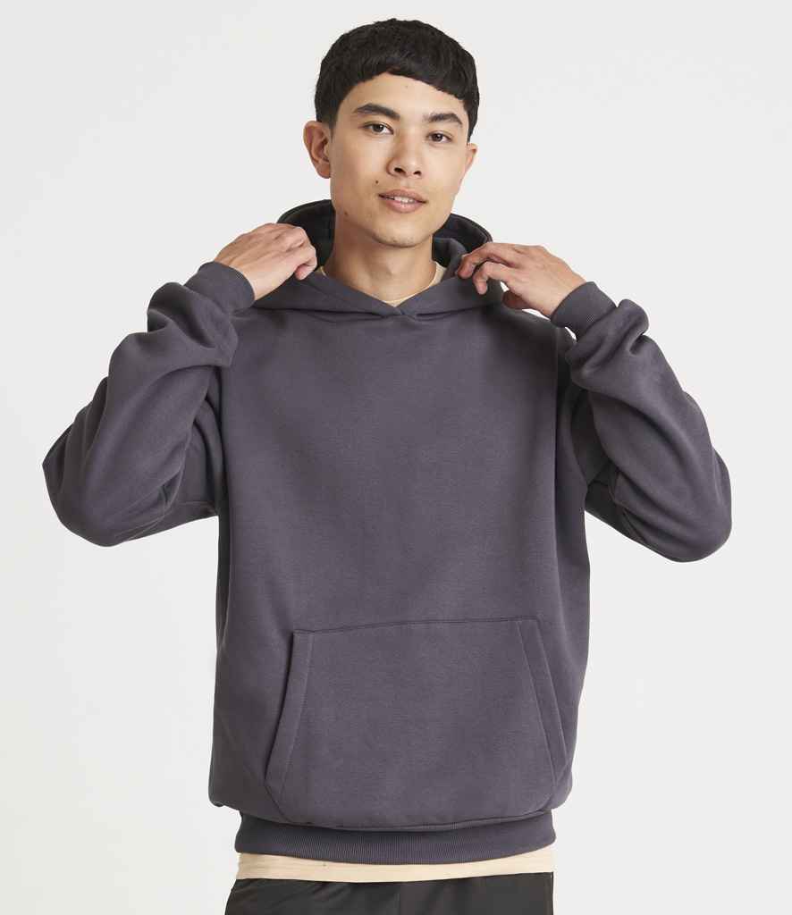 AWDis Heavyweight Signature Hoodie | Solid Charcoal - Image 2